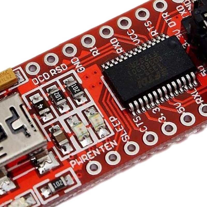 RISE-FT232RL Module USB2.0 To Serial Port TTL Downloader Supports 3.3V 5V Suitable For STC Microcontroller