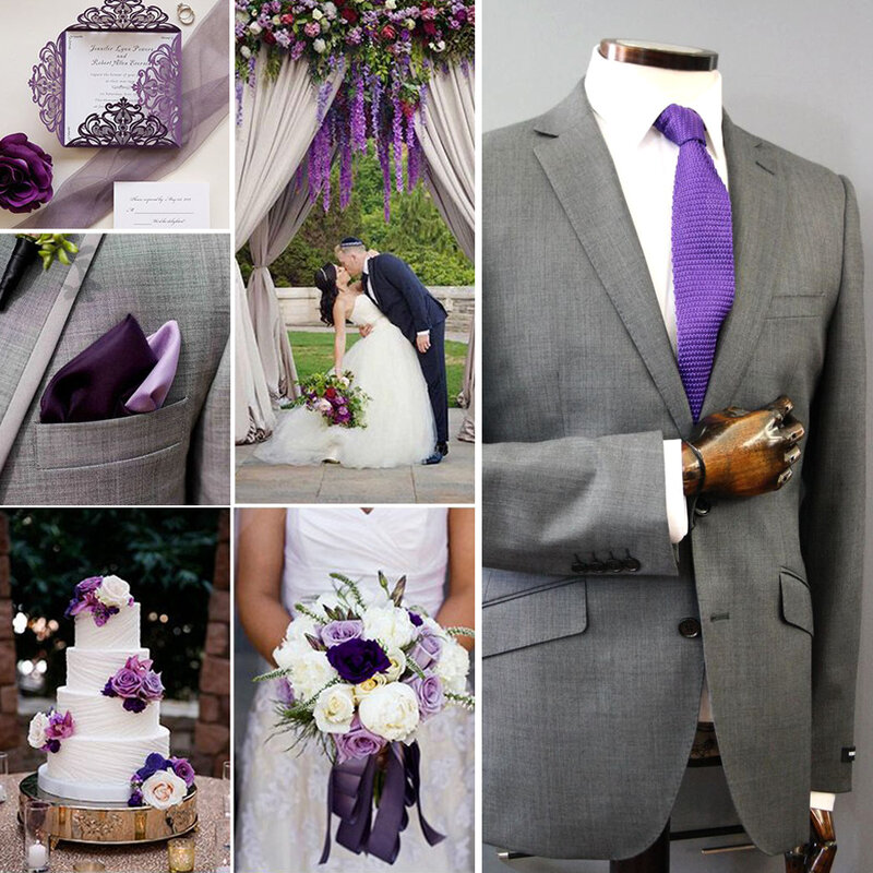 Однотонные Вязаные Галстуки для мужчин и женщин, повседневные обтягивающие мужские галстуки, вязаный галстук для свадебной вечеринки, оранжевый галстук