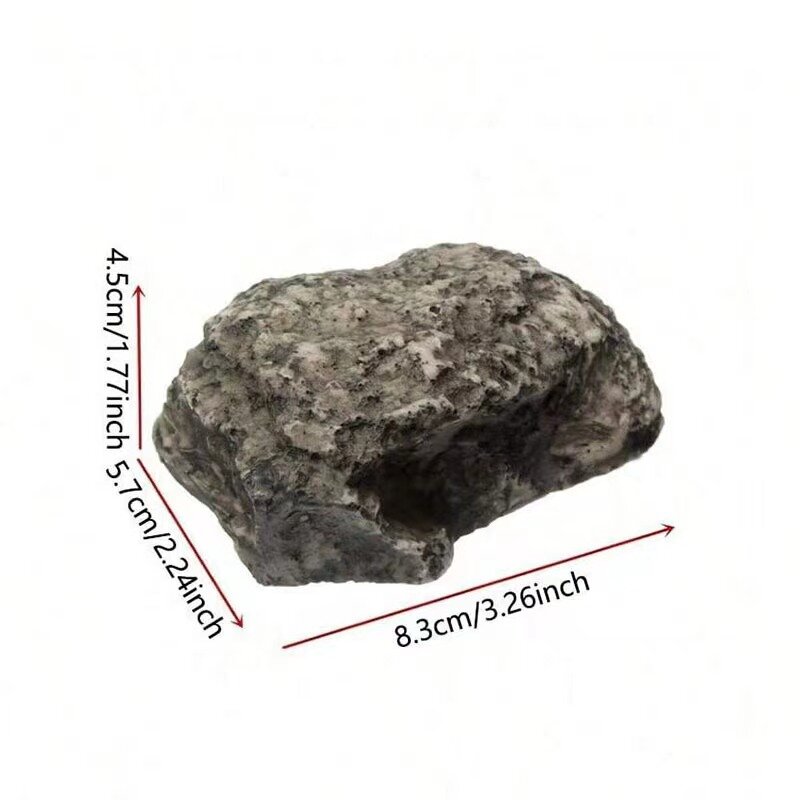 Hide-a-chiave di scorta falso Rock-look simulazione scatola di immagazzinaggio chiave in resina di pietra