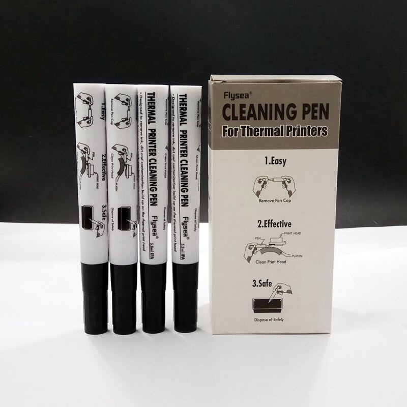 Print Head Cleaning Pen para Impressora Térmica, Canetas De Manutenção, Máquinas De Transferência, Universal, 1Pc