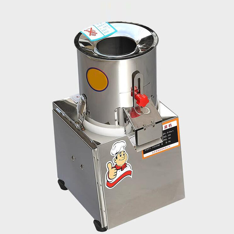Eenvoudige Bediening Groentehakmachine Grote Output Voedselsnijmachine 220V Elektrische Vlees Groentesnijmachine