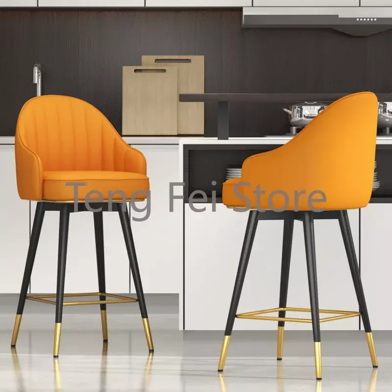 Chaise de bar de restaurant design moderne, chaise de bar de cuisine en métal, comptoir de luxe, meubles d'extérieur, recommandé, SR50BC