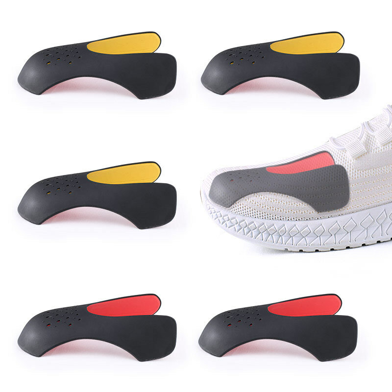 Dubbellaags Schoenverzorging Sneaker Anti Vouw Neus Caps Protector Stretcher Expander Shaper Steun Pad Accessoires Schoenen Bescherming