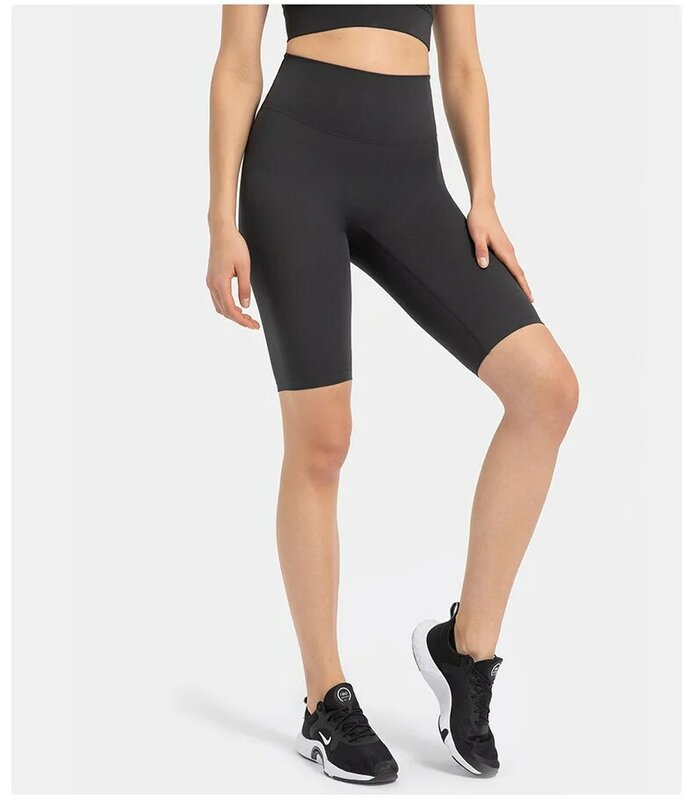 Celana pendek Push Up legging pendek wanita seksi bersepeda lari Fitness kasual pinggang tinggi celana pendek Gym