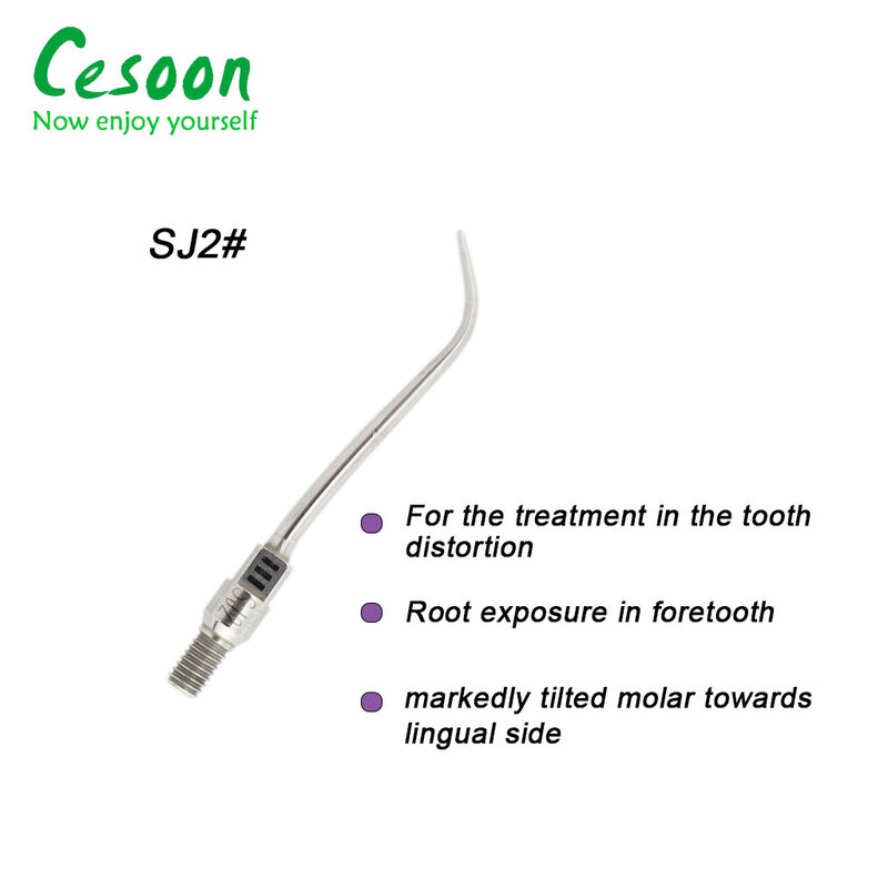 1 Pc Sj1/Sj2/Sj3 Tandheelkundige Ultrasone Scaler Tips Voor Nsk Air Scaler Hoge Kwaliteit Roestvrij Staal Hoge Precisie Originele Orale Tool