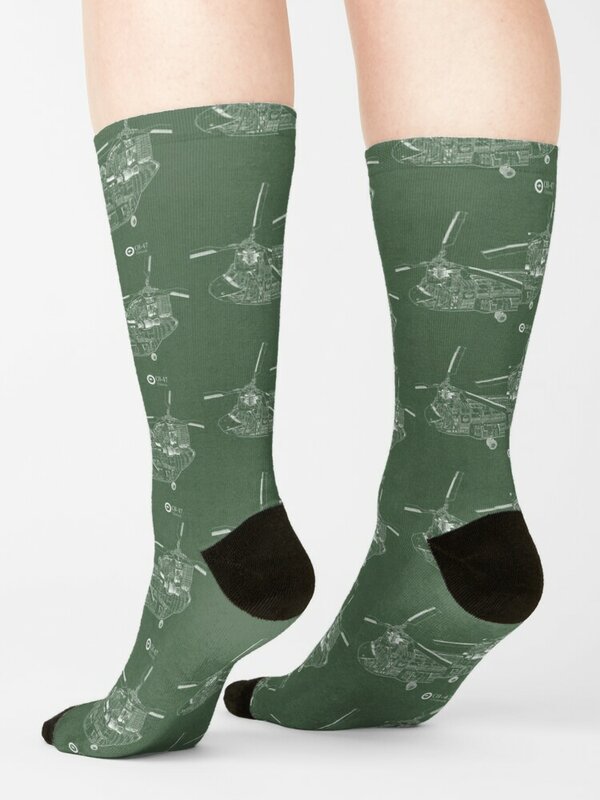 CHINOOK-calcetines térmicos de algodón para hombre y mujer, medias florales de alta calidad, ideales para regalo de San Valentín, Invierno