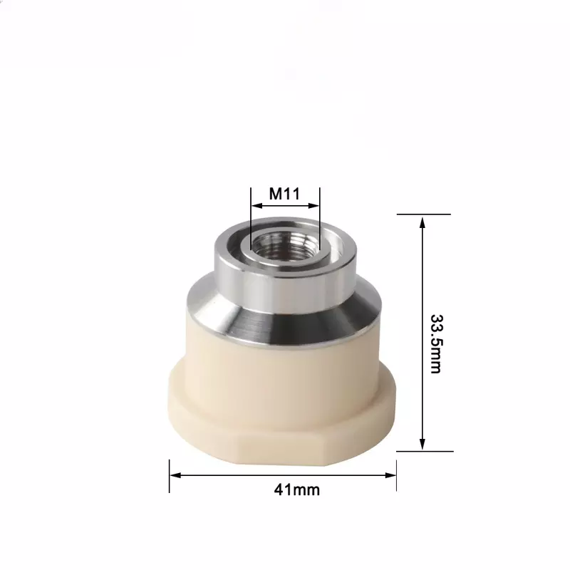 Anillo de cerámica láser D41 H33.5 M11 para cabezal de corte láser de fibra Boci BLT640 BLT641 BLT421 BLT420