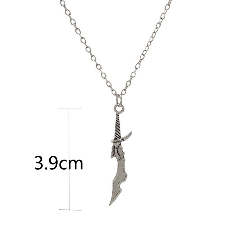 Solo Leveling 2024 Necklace Sung Jin-woo Mizushino Shun Prop Weapon Anime Manga Cosplay Costume Gifts for Valentine New Year