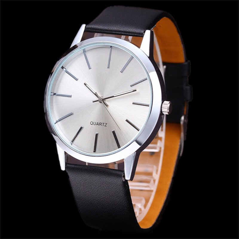 ผู้ชายรอบนาฬิกาควอตซ์นาฬิกาข้อมือชายธุรกิจวันเกิดของขวัญนาฬิกากันน้ำธุรกิจอุปกรณ์เสริมที่ตรงกัน