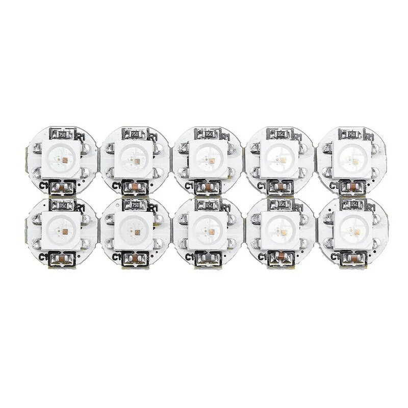 内蔵されたsmd LEDボード、ws2812b、dc 5v、IC-WS2812、10個