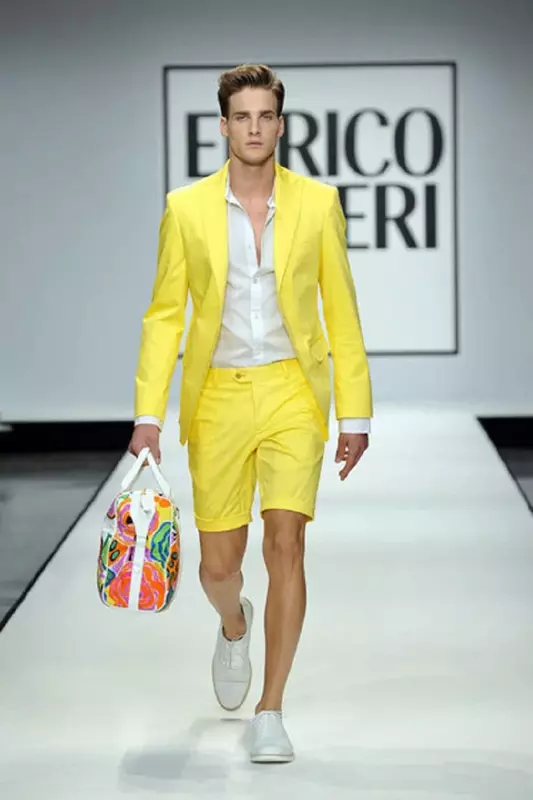 Abiti da uomo gialli alla moda per il matrimonio in spiaggia abito Casual su misura 2 pezzi Best Man Blazer Homecoming Suit masculino