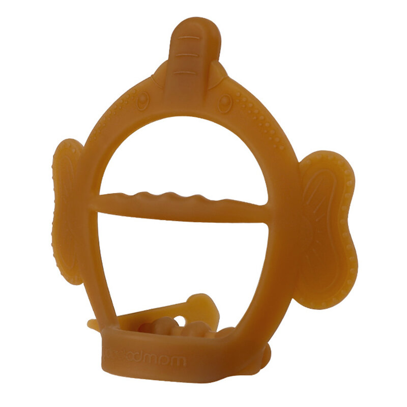 ยางกัดฟันของเล่นปลอดภัย Anti-Dropping ซิลิโคนนาฬิกาข้อมือเด็ก Teether ทำความสะอาดง่าย Baby Chew ของเล่นสำหรับดูดความต้องการ