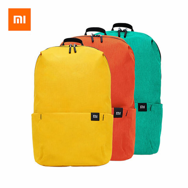 Xiaomi-mochila Mi Original para hombre y mujer, morral impermeable de 7L/10L/15L/20L, colorida para ocio diario, mochila de viaje deportiva urbana, envío directo