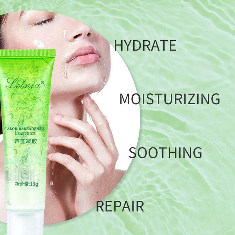 Natural Aloe Gel Moisturizing Removal Acne Sun Repair Gel Skin Cream Soothing Mask Sleeping Face Skin Care Aloe 13g C8G1