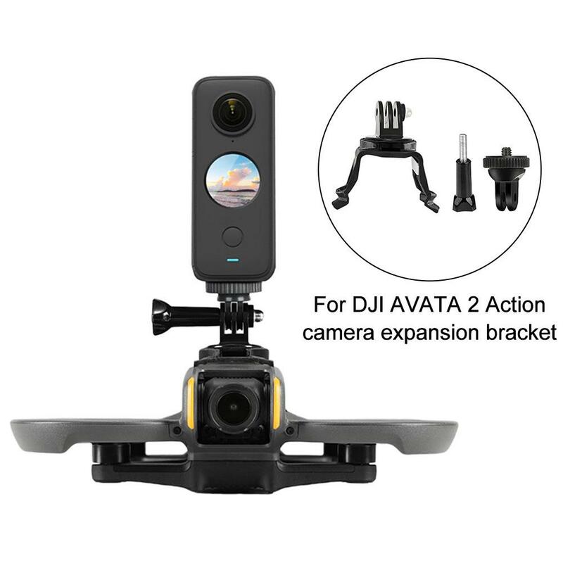 Accesorios de cabeza aérea no tripulados, Cámara de Acción de lanzadera, soporte fijo montado, Kit de extensión de cámara aérea para DJI Avata 2 Q5A3