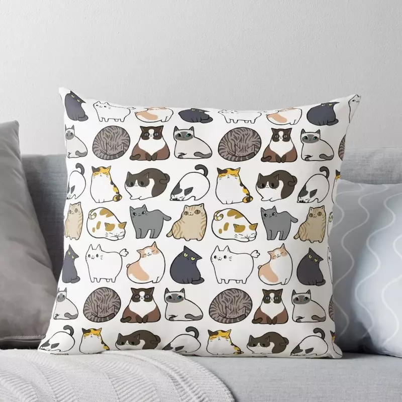 Gatti gatti gatti cuscino da tiro cuscini per divano fodera per cuscino per ragazza anime di lusso