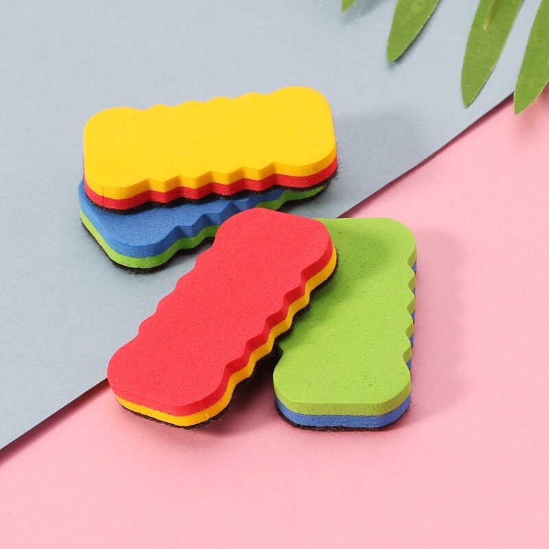 Portable Mini Dry Eraser Board Whiteboard Erasers for Kids Adults Home Classroom