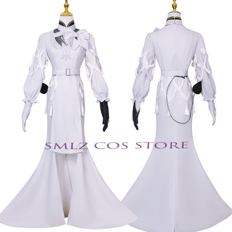 Anime Const ance Cosplay Spiel Honkai Star Rail Const ance Kostüm die Dahlie Rollenspiel Kleid Hut Set Party Outfit für Frauen