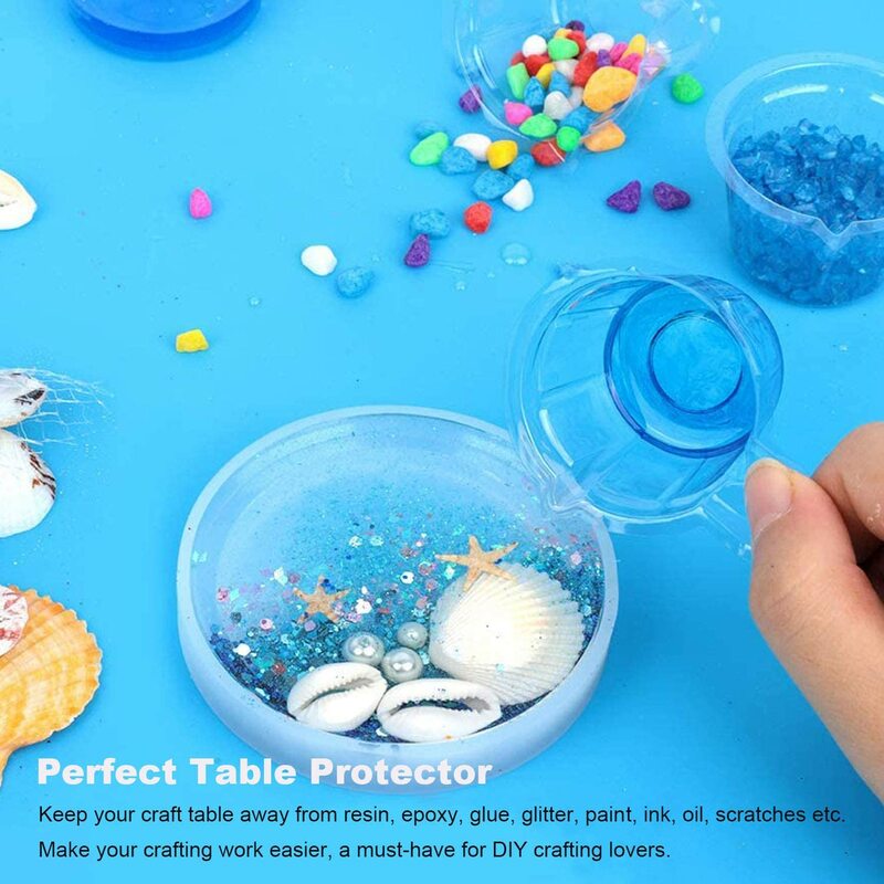 Extra Large Silicone Mat for Crafts Epoxy Resin Jewelry Casting Premium Silicone Placemat Nonslip Nonstick Countertop Protector