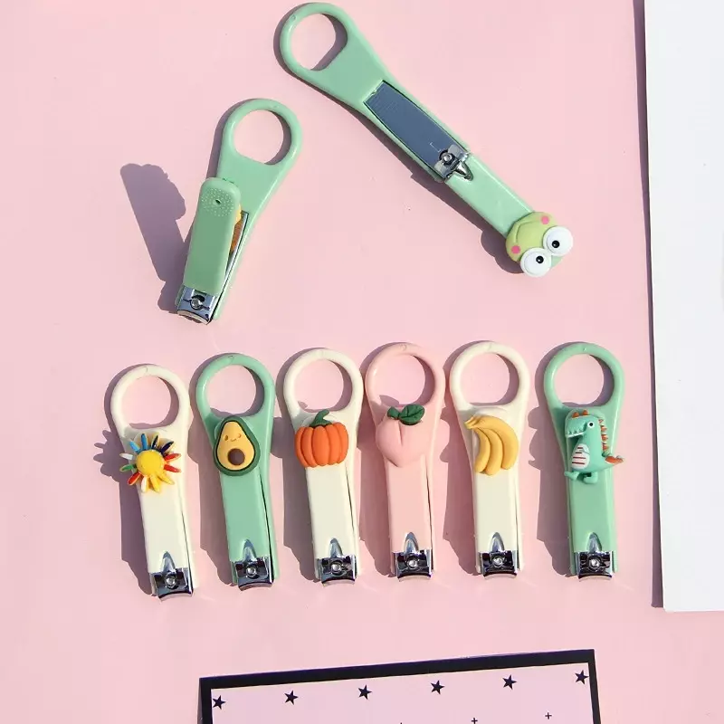 Cartoon Animal Fruit Nail Clippers Cutter for Kids Nail Scissor Clippers Nail Trimmer Beauty Nail Scissors