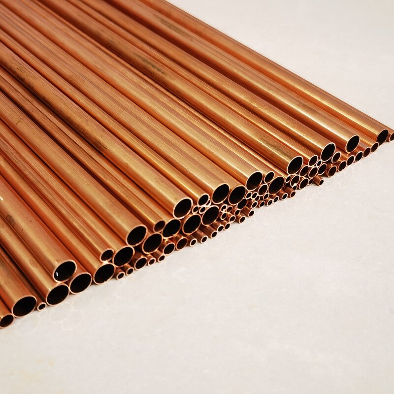 Relação personalizada para o tubo de cobre vermelho, folha, comprimento 1-2000mm