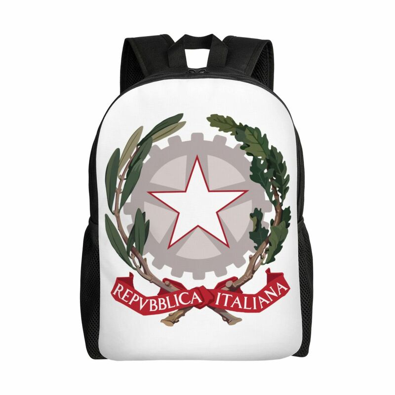 Italy Flag Italian Map Laptop Backpack Women Men Fashion Bookbag for School College Student Patriotic Large Capacity Backpack