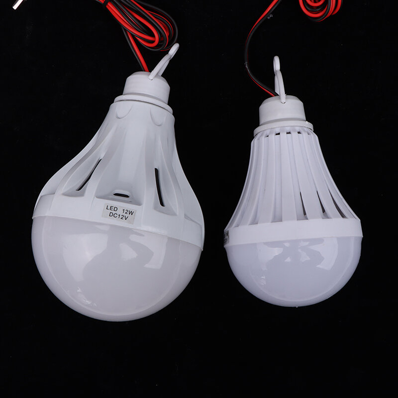 Luz colgante portátil para tienda de campaña, bombillas SMD5730 para pesca nocturna al aire libre, iluminación con batería de 3W, 5W, 7W, 9W, 12W, 12V CC, lámparas LED