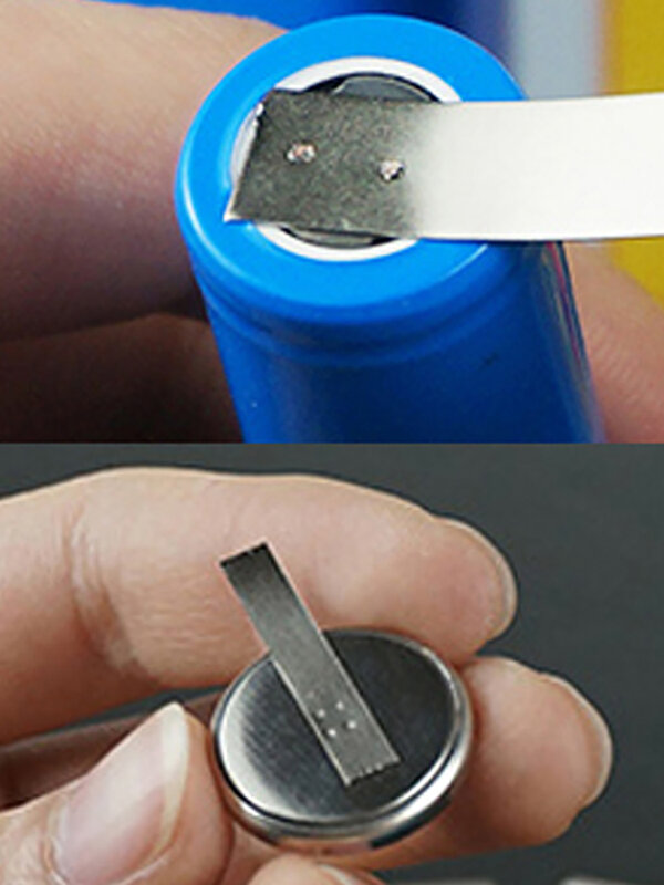 Tira de níquel para batería, 1 kg/rollo, 0,1/0,12/0,15/0,2/0,3mm, correa de acero niquelado, pieza de conexión, 18650, soldadura por puntos de batería
