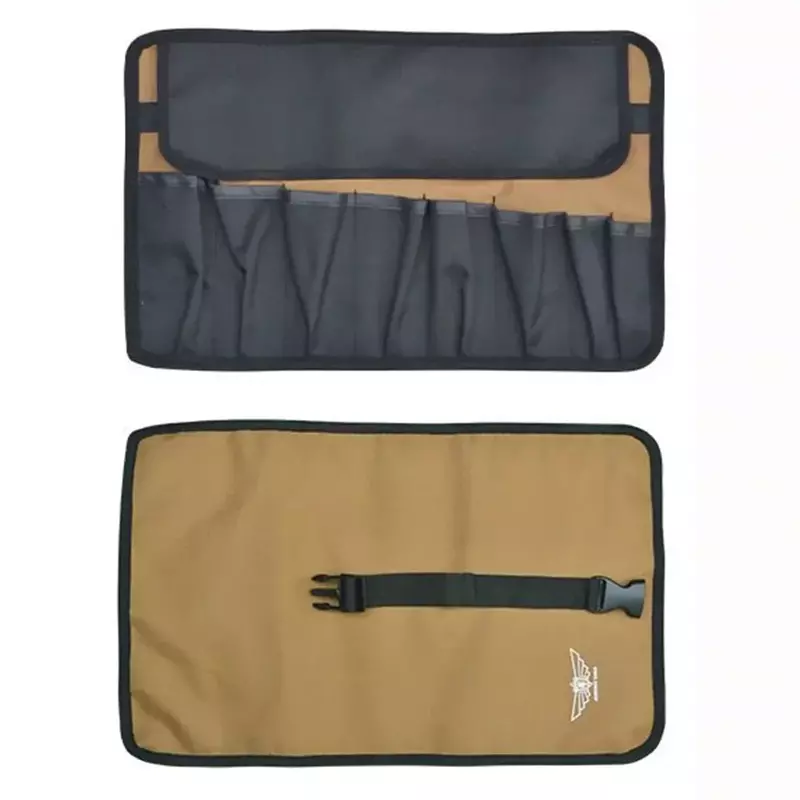 Nuovo tipo di panno Oxford borsa pieghevole portatile borsa per attrezzi chiave per attrezzi chiave a rullo martello borsa per attrezzi tascabile da campeggio conservazione degli oggetti