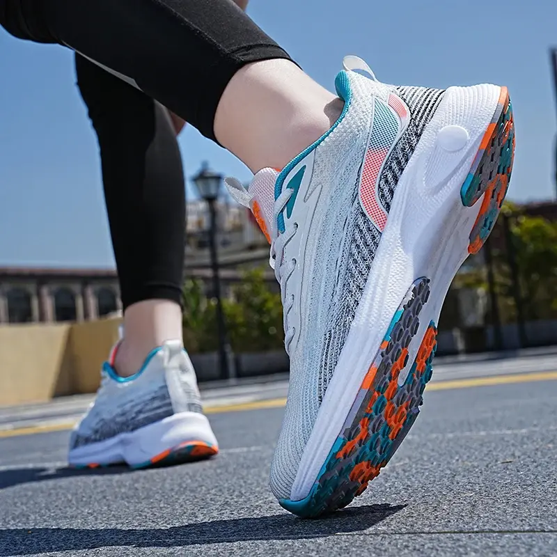 Bkqu 2024รองเท้าวิ่งแบบมืออาชีพสำหรับผู้ชาย, รองเท้าผ้าใบสำหรับวิ่งออกกำลังกายกันลื่นรองรับแรงกระแทก