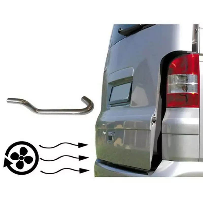 Tagliacapelli universale per portellone posteriore in acciaio inossidabile per Auto per veicoli per autobus VW T4 senza accessori per Auto divaricatore con patta posteriore