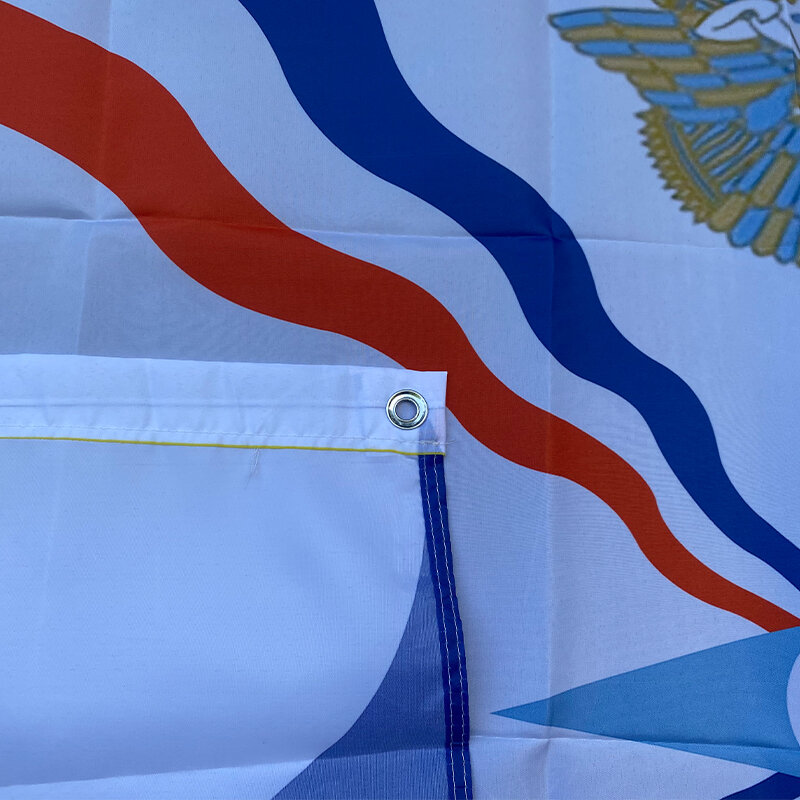 Xvggdg bandera personalizada, bandera asiria de poliester, 90x150cm (3x5 pies)