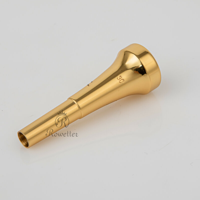 Boquilla de trompeta Monette Bb, 7C, 5C, 3C, tamaño Pro, instrumentos musicales de latón de cobre chapados en plata/oro, accesorios de trompeta