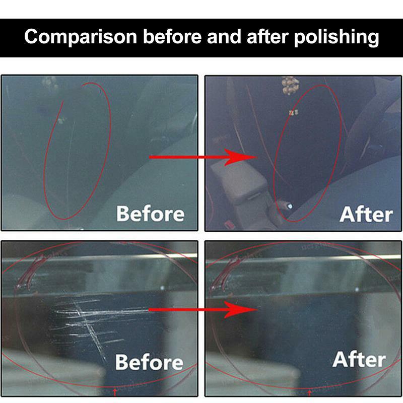 Polvo de pulido de vidrio de óxido de cerio para ventanas de automóviles, removedor de arañazos de vidrio rápido, herramienta de reparación de arañazos, cuidado de solución