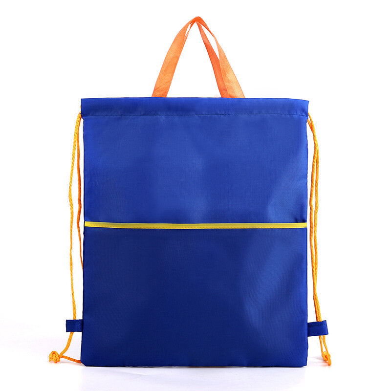 กระเป๋าเป้สะพายหลังเชือกรูดกลางแจ้งกระเป๋าใส่ลูกบอลเชือกหนาสำหรับเล่นฟิตเนส, กระเป๋าผ้าสำหรับเดินทางช้อปปิ้งทำจากไนลอน