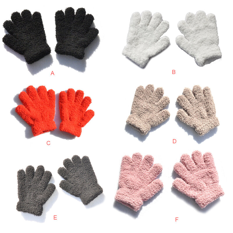 Luvas Freeze Proof para crianças, capas de mão requintadas, acessórios, 1 par