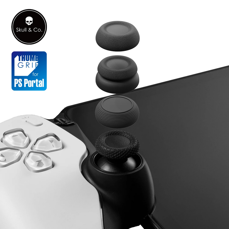 Skull & Co-Juego de empuñaduras FPS CQC, tapa de Joystick, cubierta de Thumbstick para PlayStation Portal PS Portal