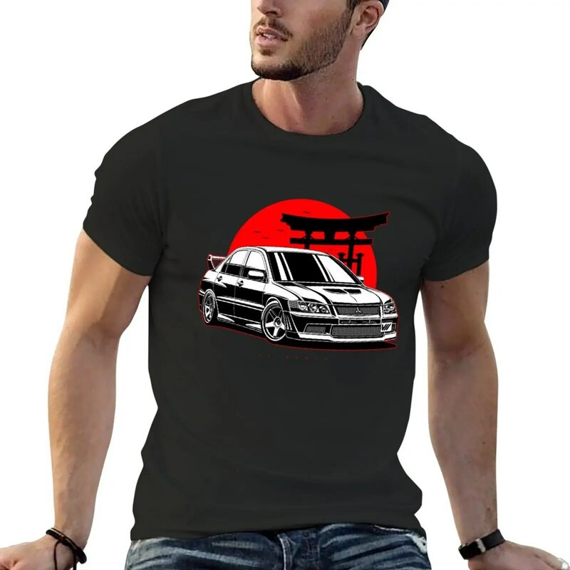 Lancer Evo VII t-shirty koszulki z nadrukami dresowe t-shirty męskie