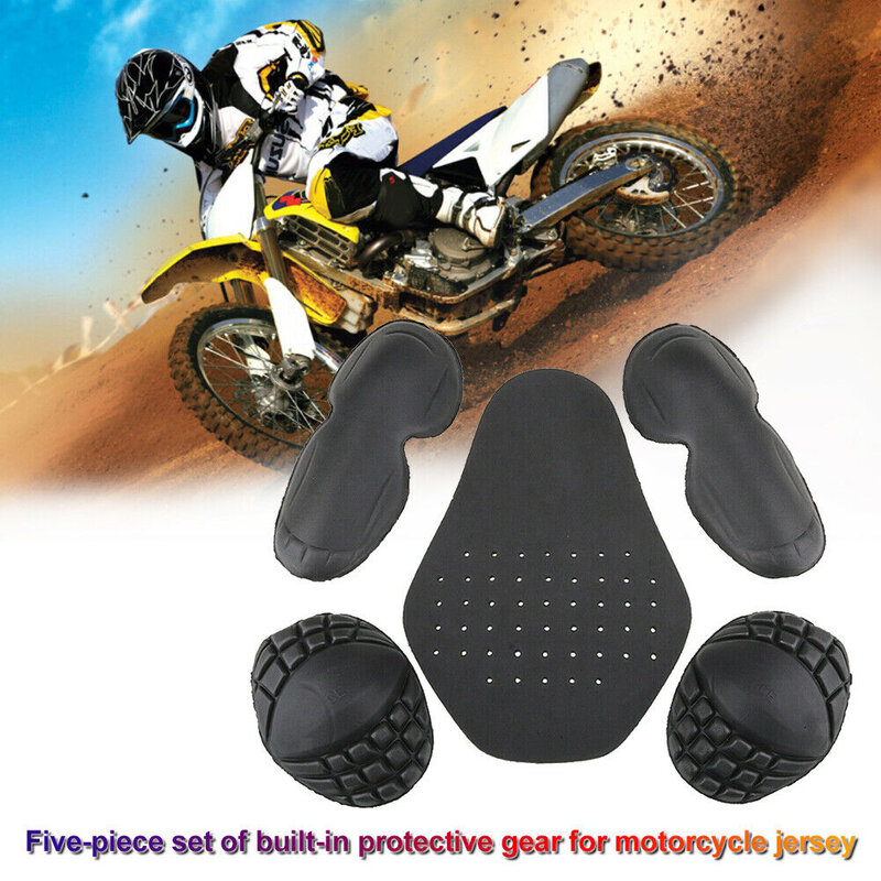 Protetor do cotovelo do ombro traseiro da motocicleta, EVA Professional Riding Sports Protection, Equipamento destacável do motociclista para adultos