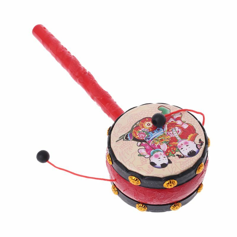 Hadiah Mainan Anak Cina Drum Monyet Putar Rattle Drum Dropship