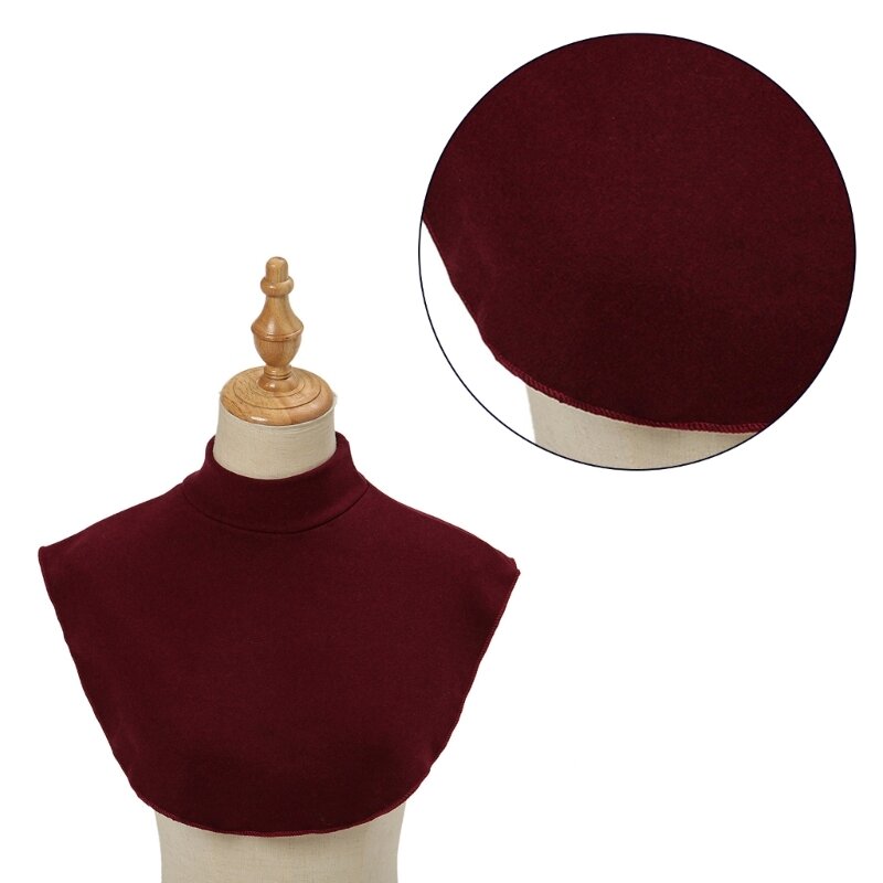 Camicia da donna Maglione Estensioni del collo Colletto decorativo in unita Colletto rimovibile Colletto della camicia del