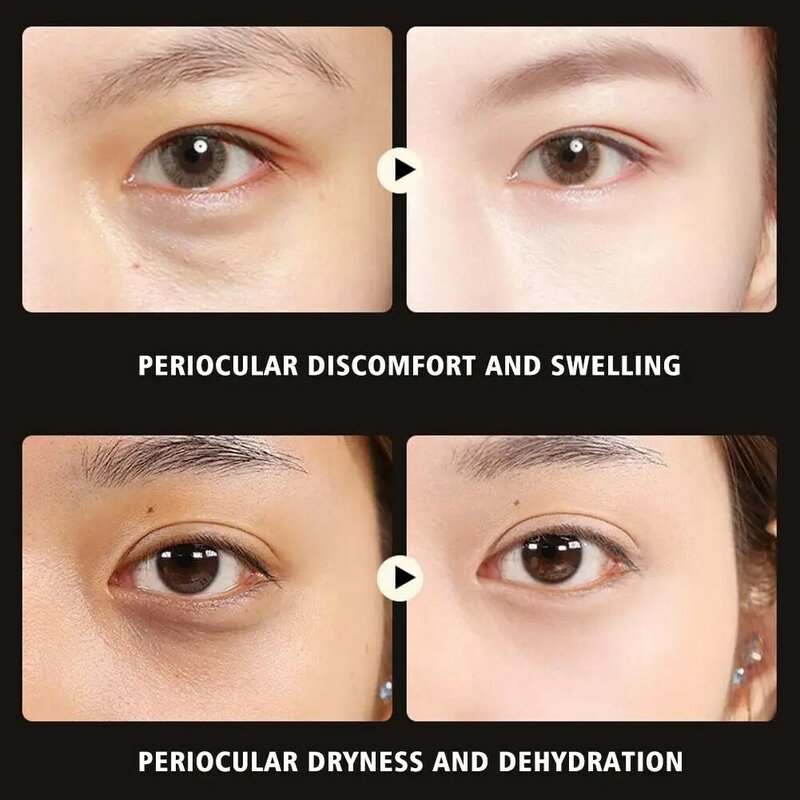 Produk perawatan kulit wanita 24K masker mata emas, masker perawatan kulit menghilangkan antikeriput mengencangkan gelap melembabkan perawatan kulit E O6G6