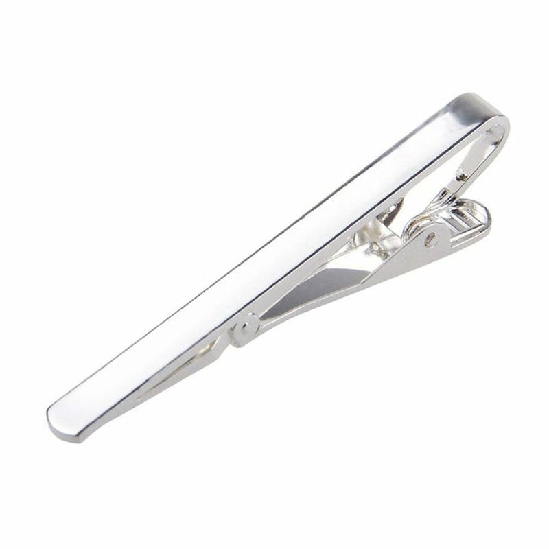 Mode Hot Verkoop Praktische Roestvrijstalen Eenvoudige Metalen Tie Clip Pin Stropdas Sluiting Pak Clip Voor Mannen Cadeau