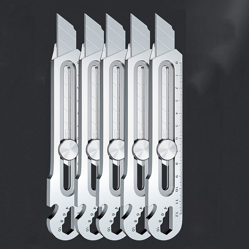 Coltello multiuso in acciaio inossidabile tagliacarte multifunzionale coltello artistico grande pesante apribottiglie forniture di cancelleria per ufficio