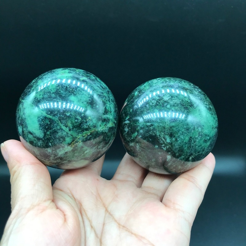 Naturalny tybetański Jade medycyna król kamień piłka ręczna piłka Fitness pasek magnetyczny uchwyt prezent biżuteria