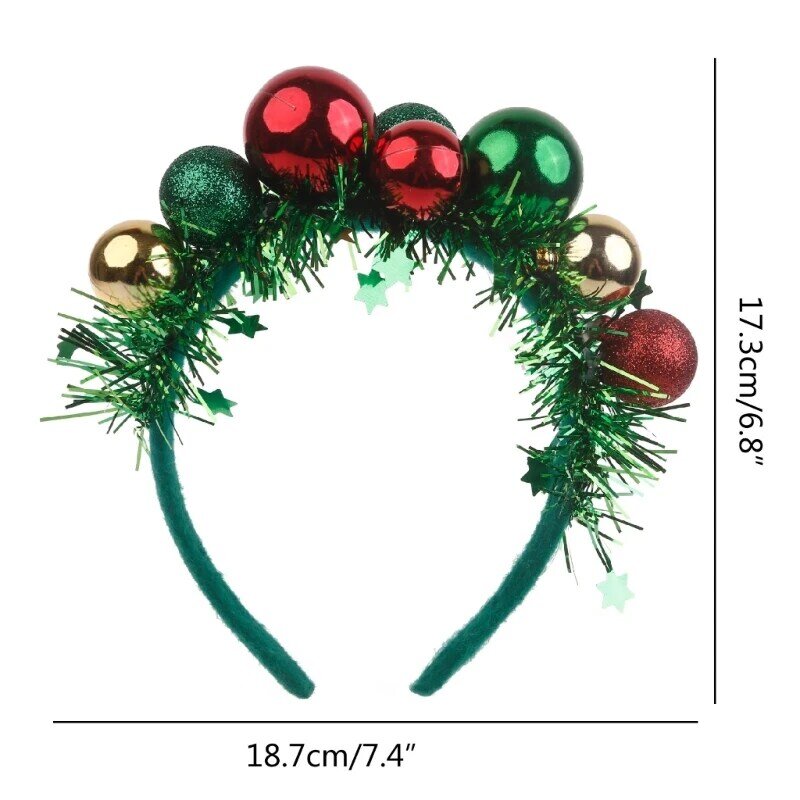 Lustiger Haarreifen, festliche Kopfbedeckung, Haarband für die Neujahrsfeier und Weihnachten