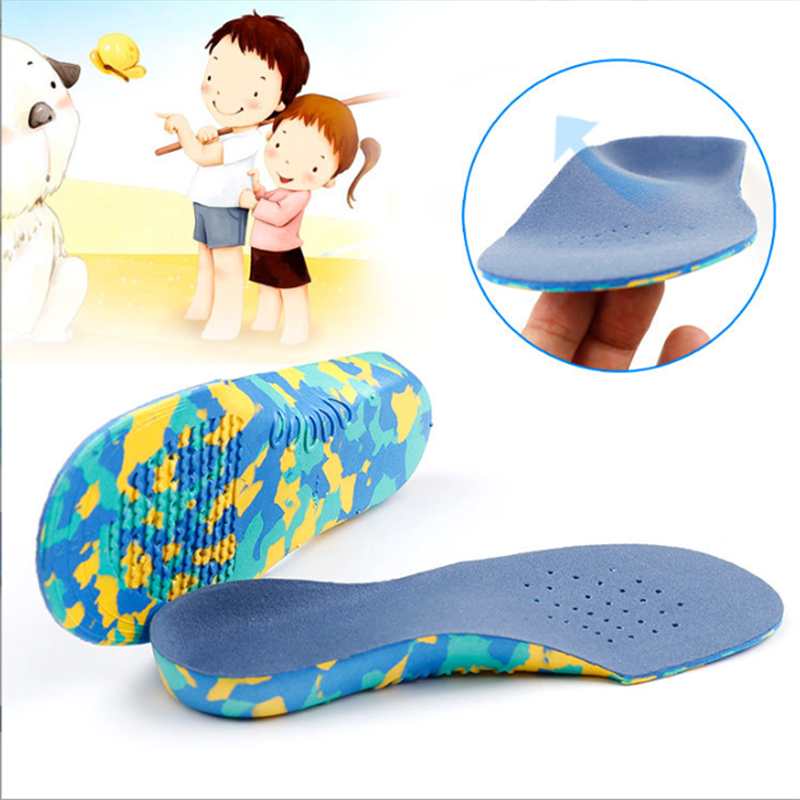 Специальные ортопедические детские стельки для обуви, детские высокие стельки с поддержкой свода стопы, плоские стельки для обуви, легкие удобные детские стельки