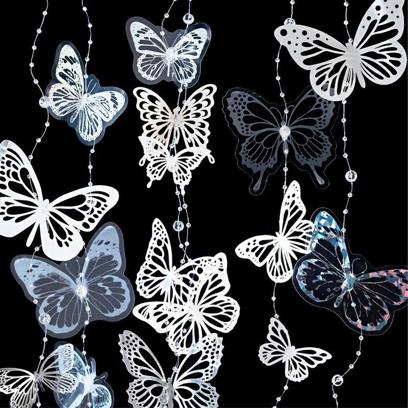 8packs/LOT Butterfly Wind Chime Series series markers photo album decoration sticker