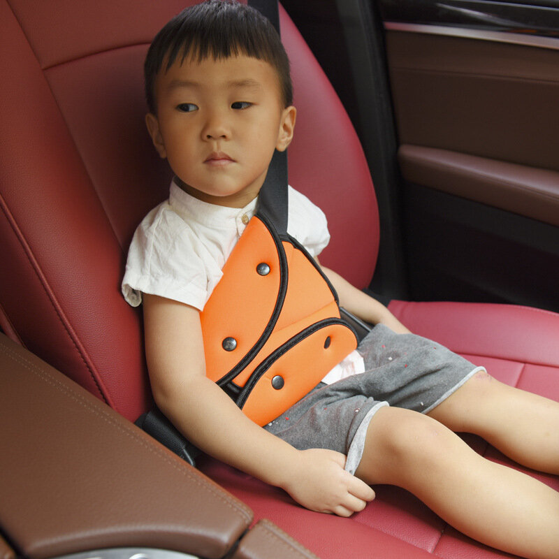 Cinturón de seguridad de coche para niños, retenedor triangular, ajustador de cinturón de seguridad para niños, cinturón protector antiestrangular para el cuello