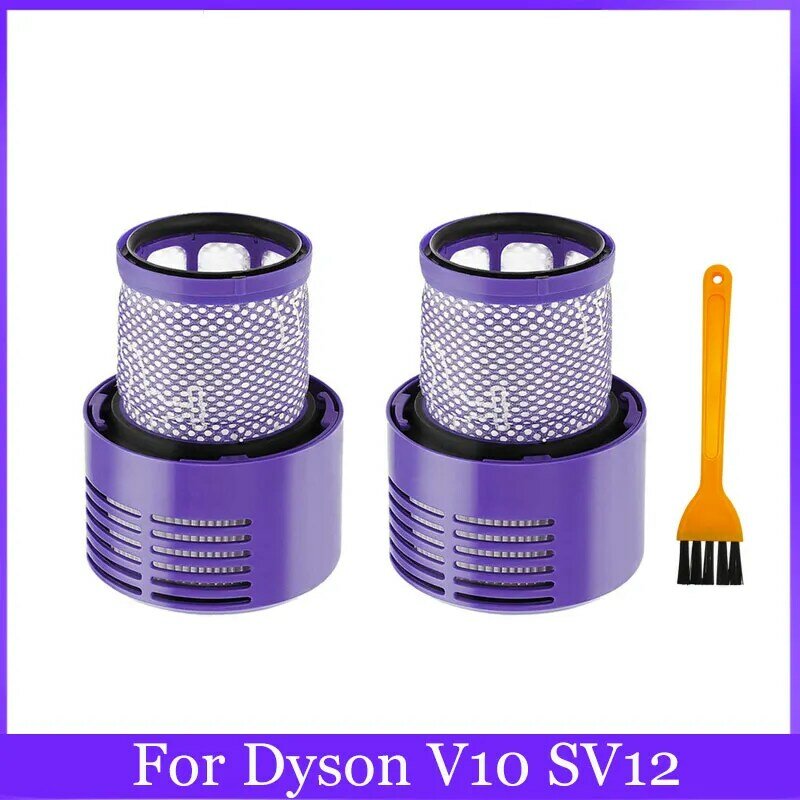ل Dyson V10 SV12 إعصار الحيوان المطلق مجموع نظيفة مكنسة كهربائية الملحقات قابل للغسل استبدال مرشحات Hepa قطع الغيار